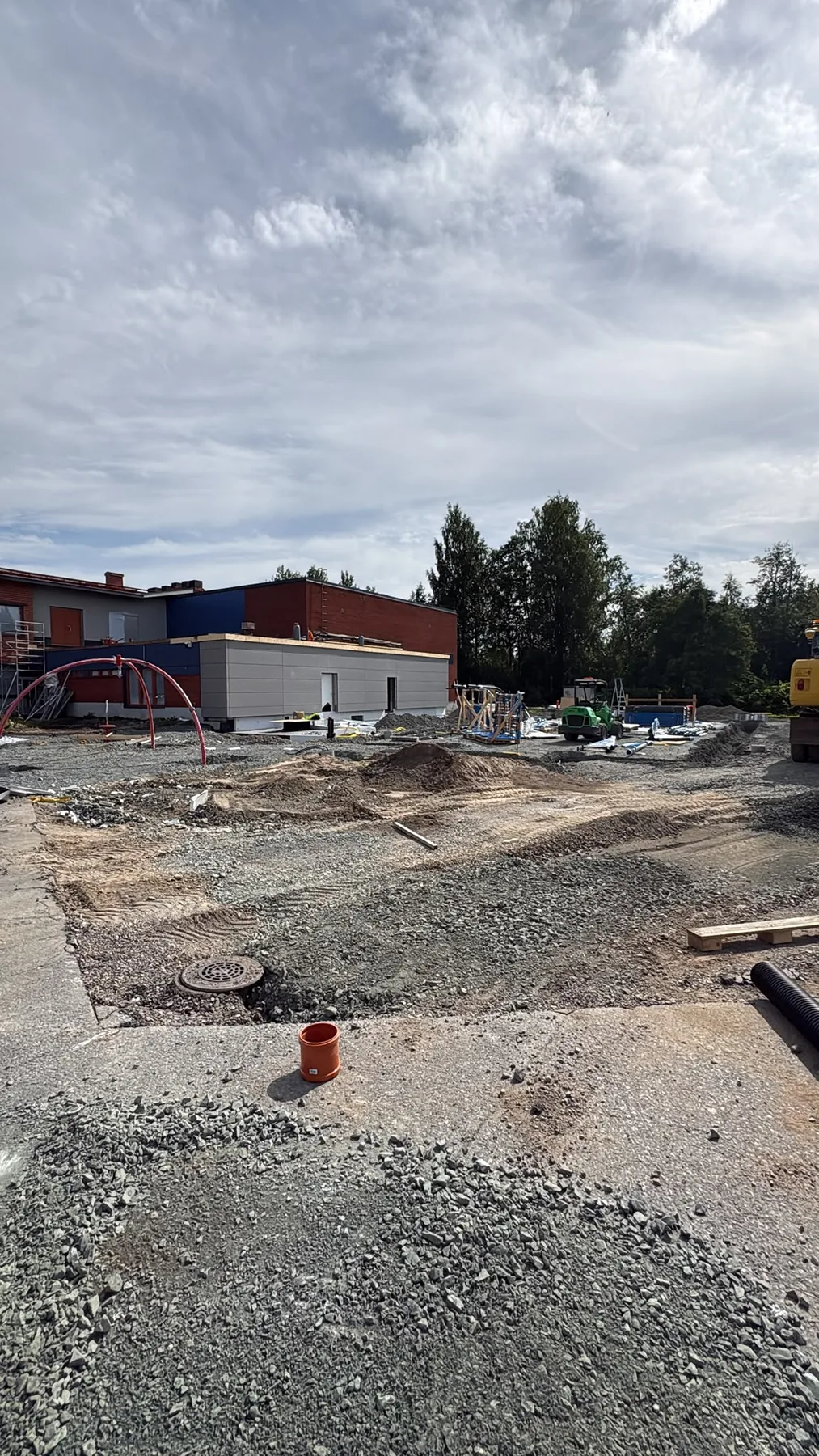 Maaninkajärven koulun peruskorjaustyömaa 5